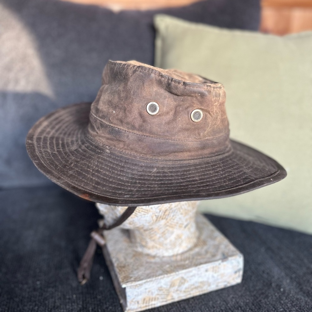 Brown Wide Brim Hat | Sz M